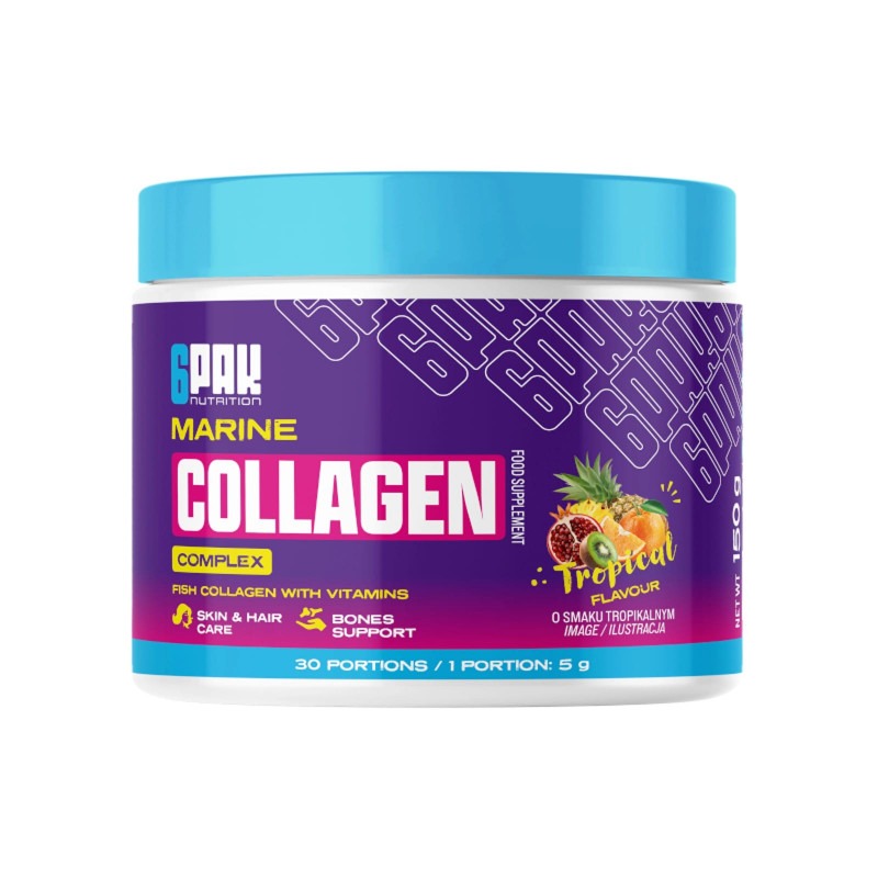 Kolagen 6PAK MARINE COLLAGEN COMPLEX 150g TROPICAL