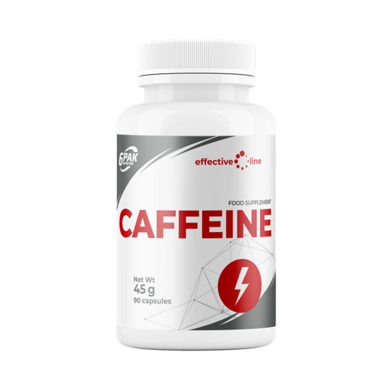 Suplement Energetyczny Kofeina 6PAK EL Caffeine 90kaps