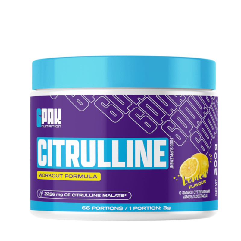 Suplement Pompujący Cytrulina 6PAK Citrulline 200g