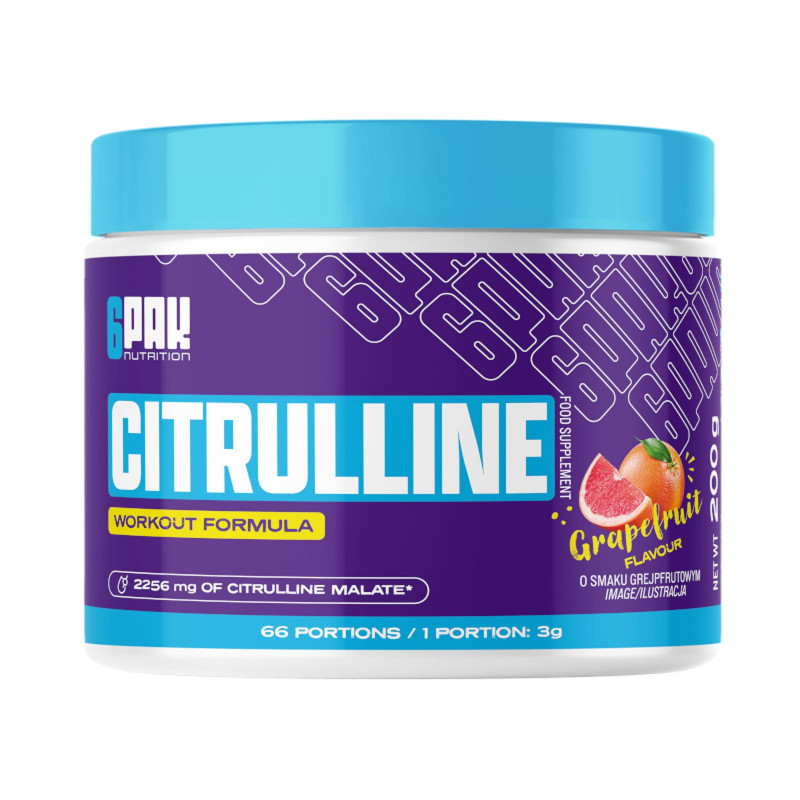 Suplement Pompujący Cytrulina 6PAK Citrulline 200g