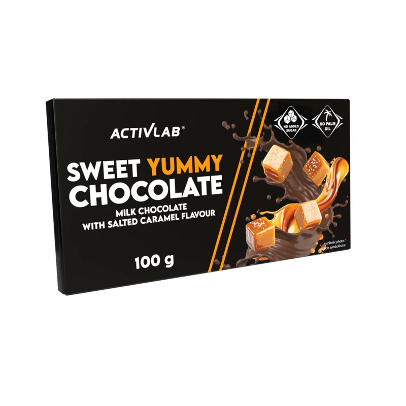 Zdrowa Żywność Activlab Sweet Yummy Chocolate Słony Karmel 100g