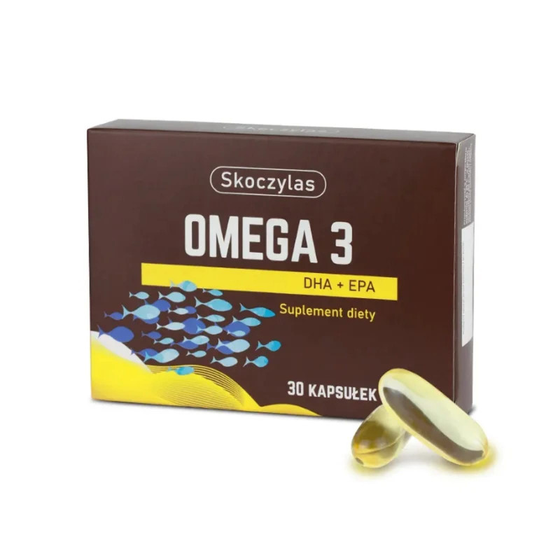 Kwasy Tłuszczowe Skoczylas Omega 3 DHA+EPA (712 mg + 254 mg) 30kap