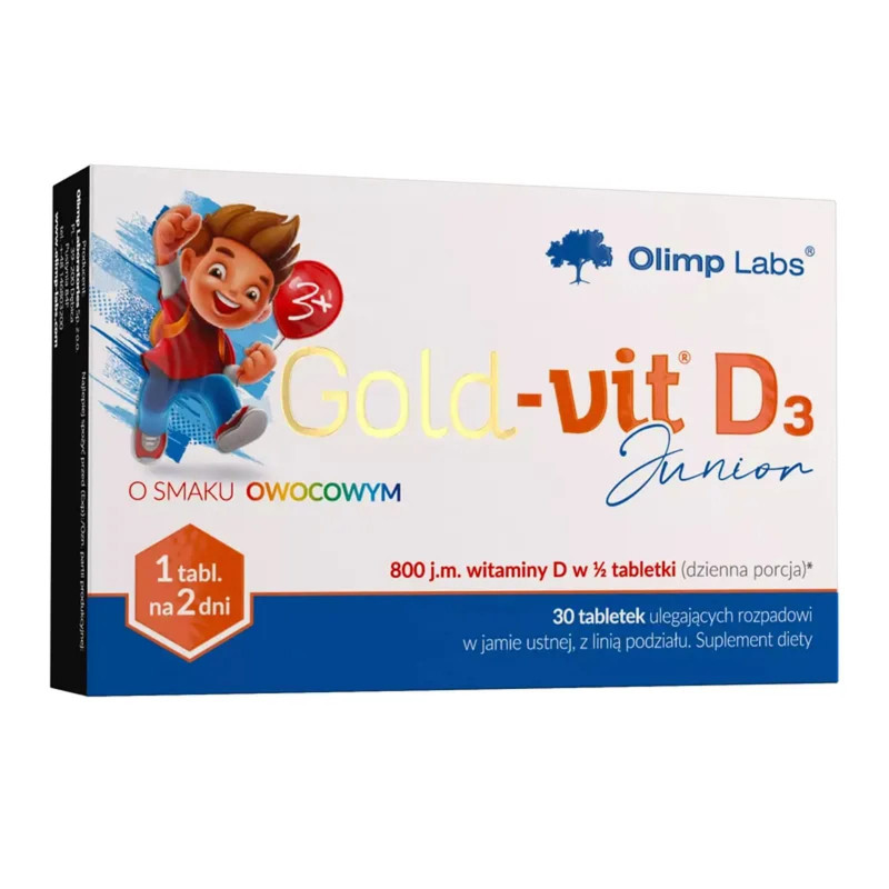 Suplement dla Dzieci Olimp Gold-Vit D3 Junior 30tab