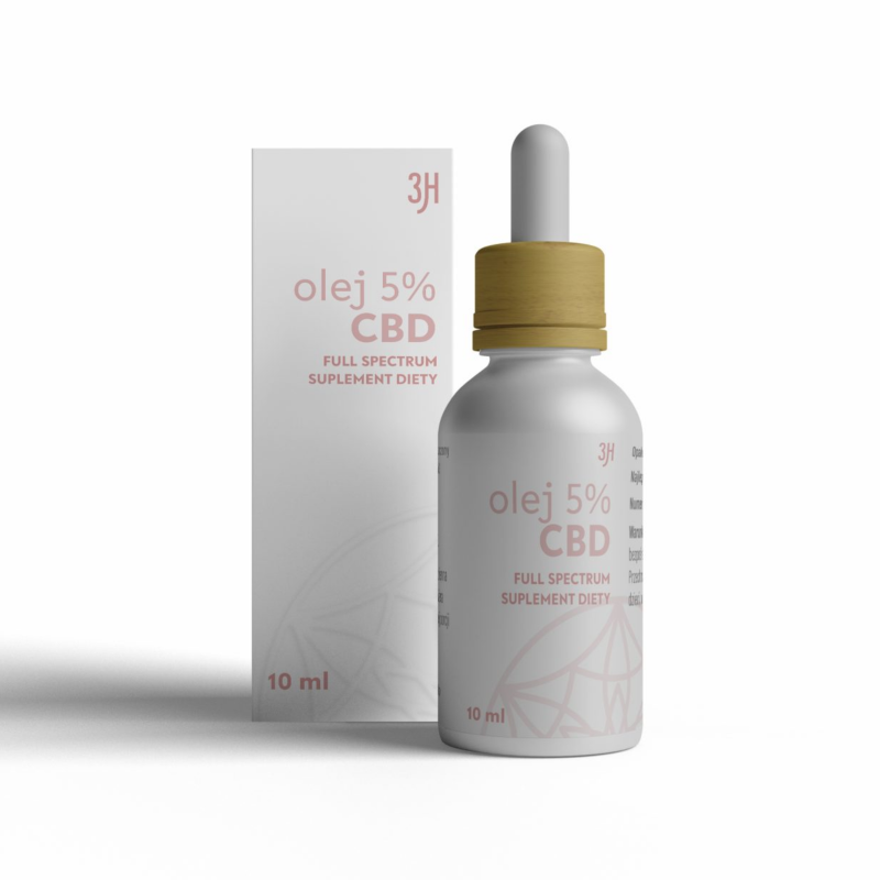 Olej Konopny 3H FS CBD 5% 10ml