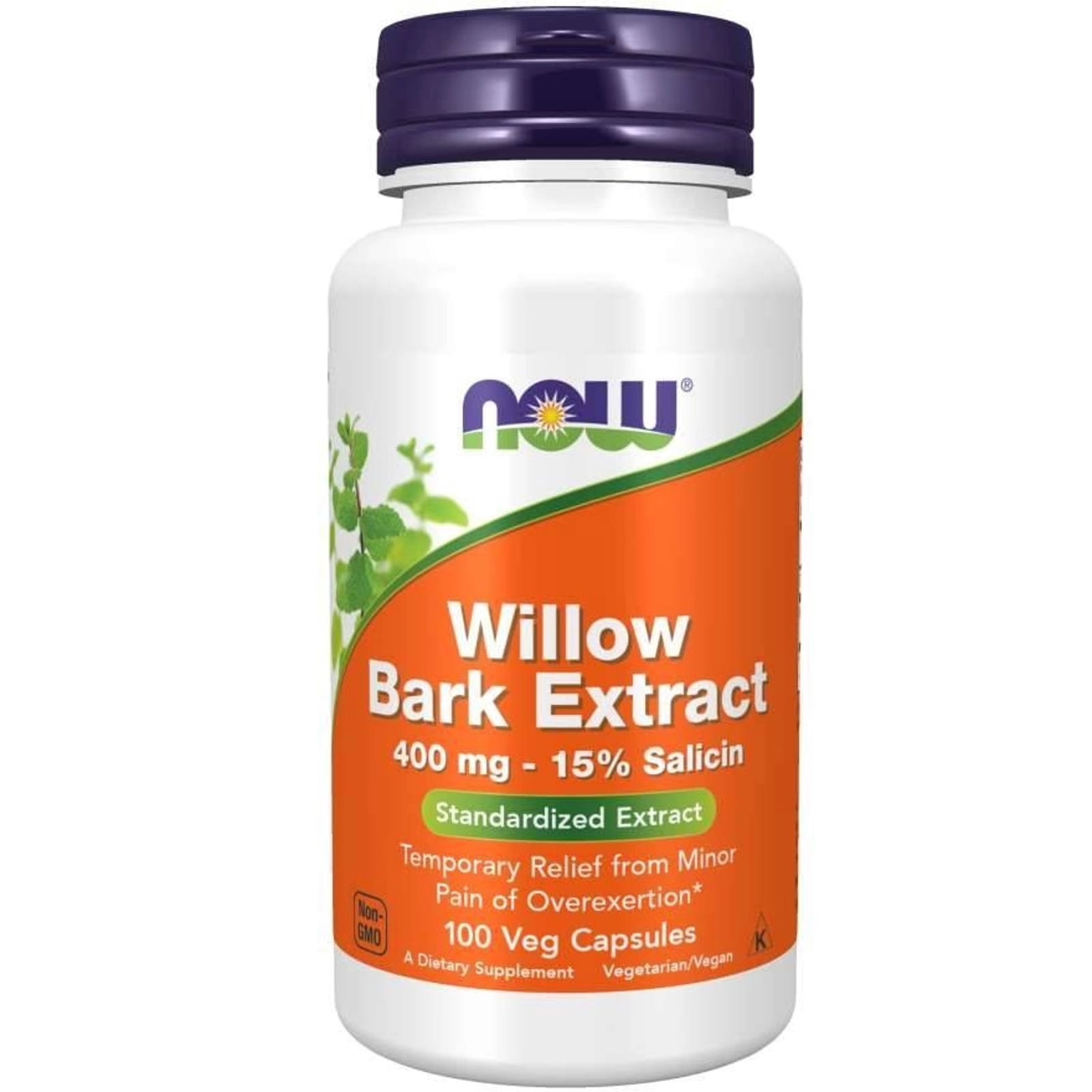 Regeneracja Stawów Now Foods Willow Bark Extract 400mg 100cap