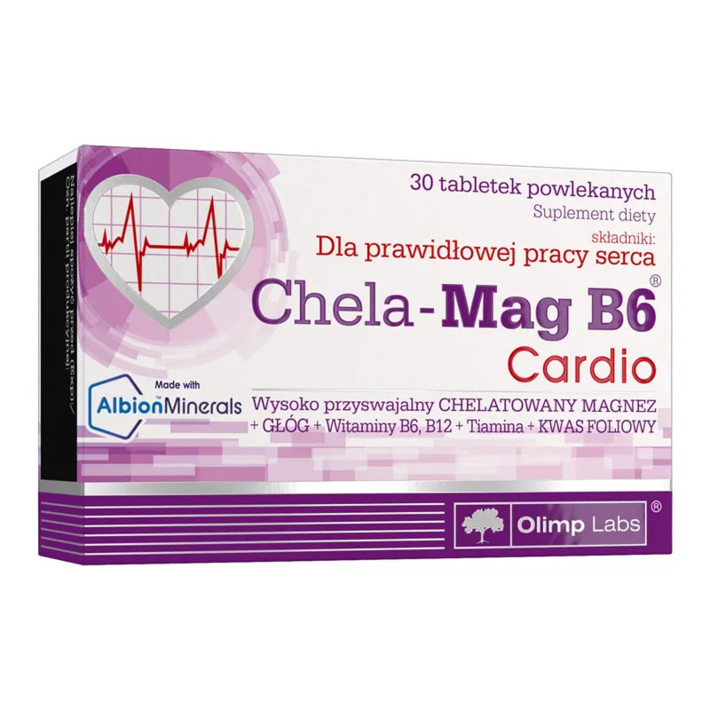 Serce i Układ Krążenia Olimp Chela-Mag B6 Cardio 30tab