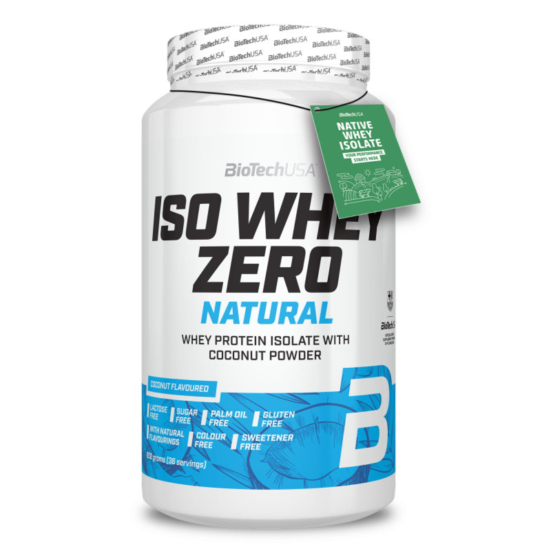 Odżywka Białkowa Izolat BioTechUSA Iso Whey Zero natural 908g