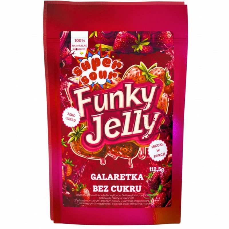 Zdrowa Żywność Funky Jelly Super Sour 112,5g
