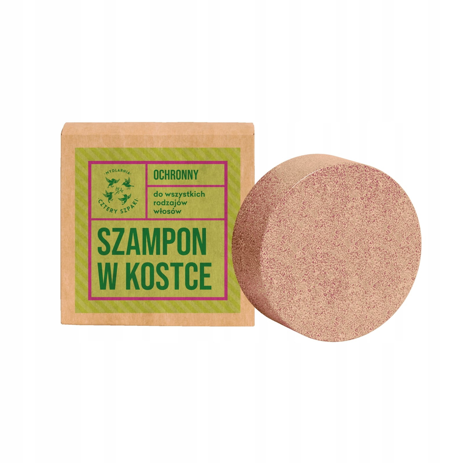 Kosmetyki Naturalne 4 Szpaki Szampon w kostce Leśna Róża 75g