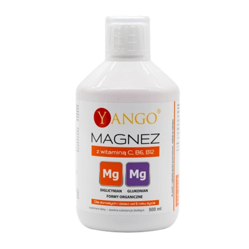 Kompleks Witaminowy Yango Magnez z Witaminą C, B12, B6 500ML
