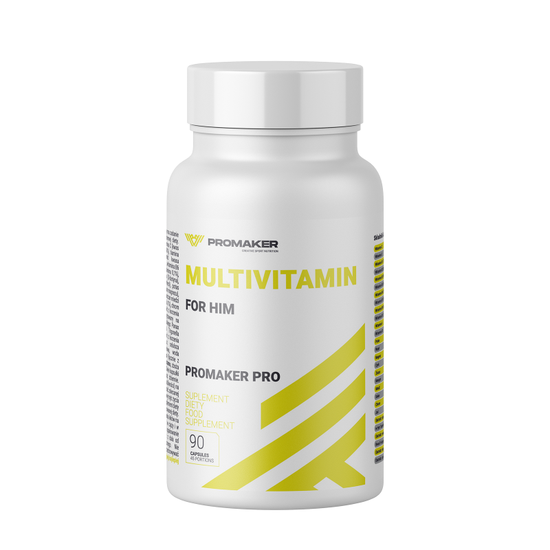 Witaminy i minerały dla Mężczyzn Promaker Multivitamin For Him 90kaps
