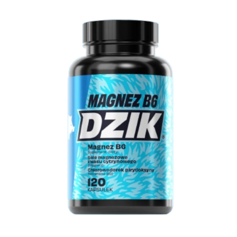 Witaminy i Minerały WK Dzik Magnez B6 120kap