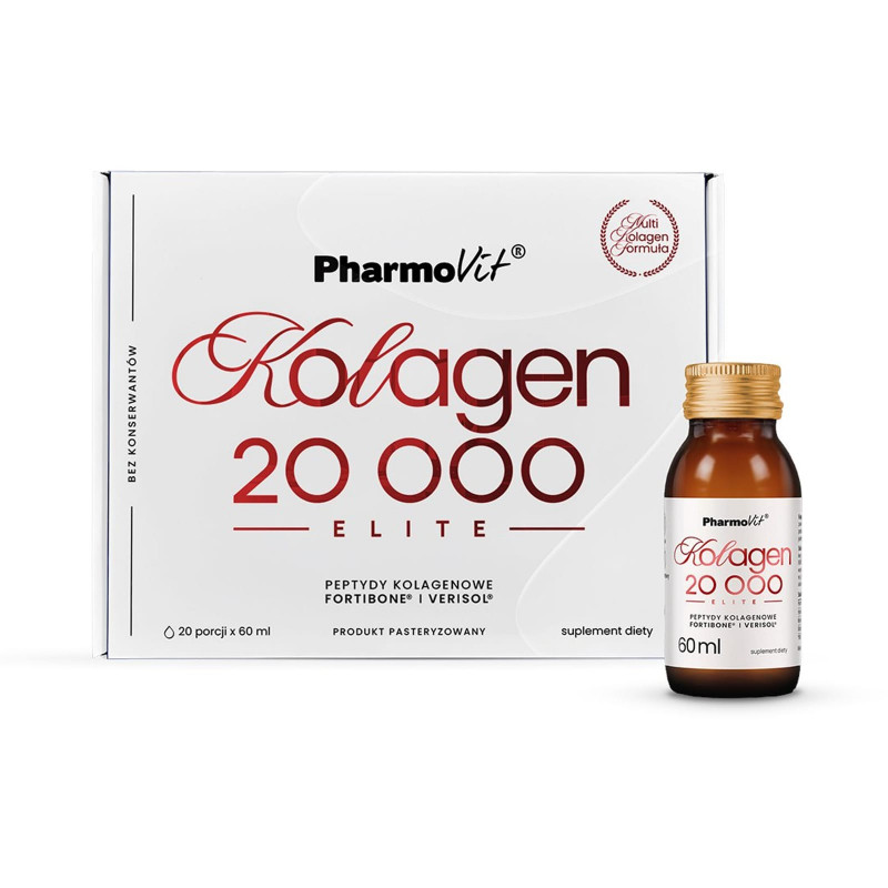 Regeneracja Stawów Pharmovit Kolagen 20 000 Elite 20szx60ml