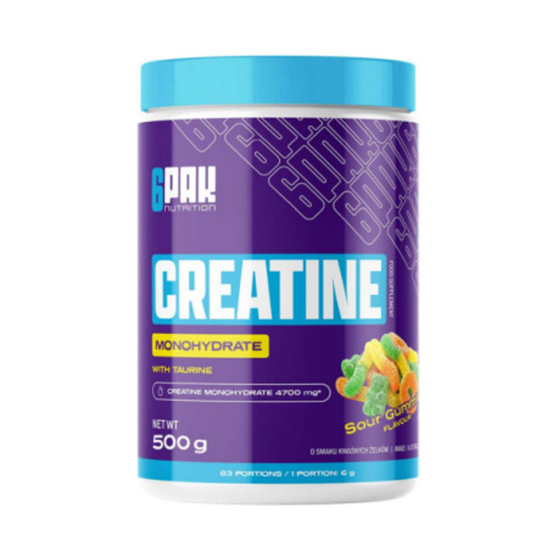 Kreatyna Monohydrat 6PAK Creatine Monohydrate 500g