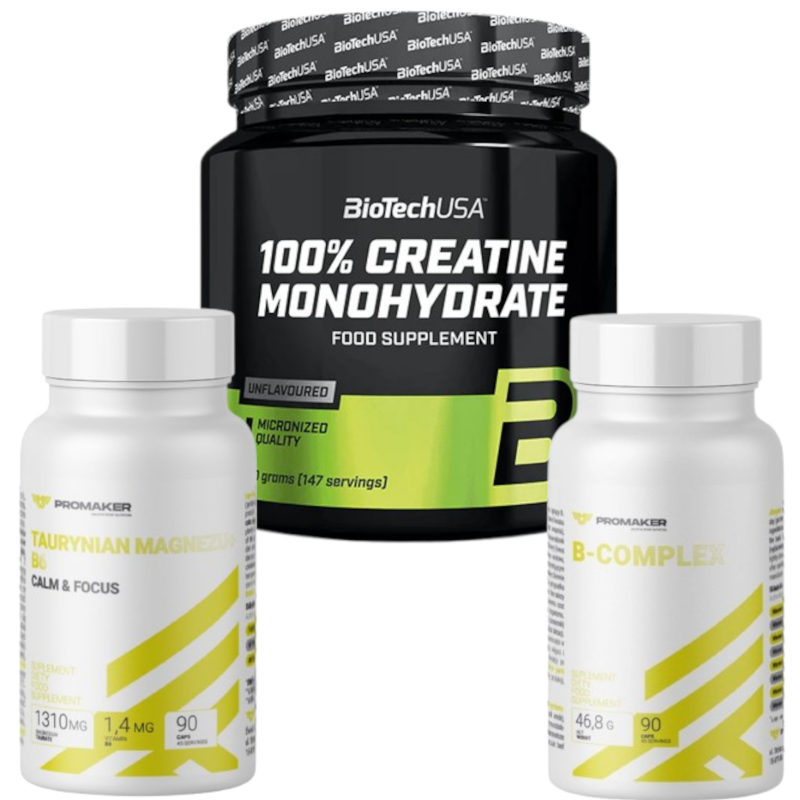 Zestaw KREATYNA MONO + MAGNEZ RECOVERY