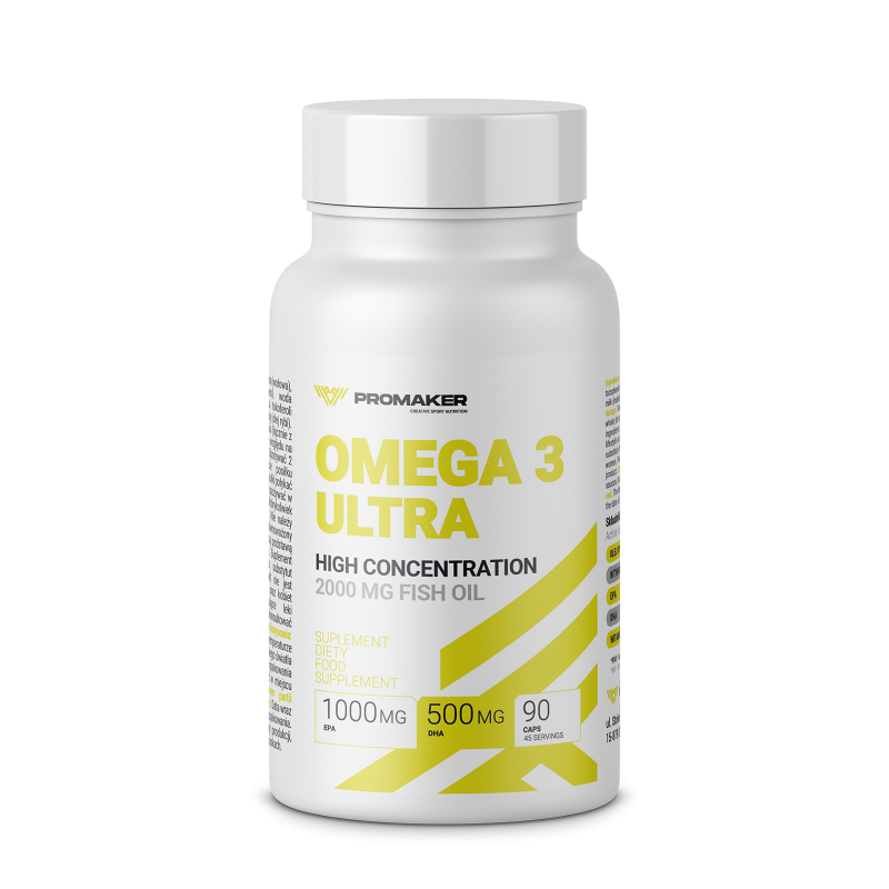 Kwasy Tłuszczowe Promaker Omega 3 ULTRA 500 EPA 250 DHA 90 caps