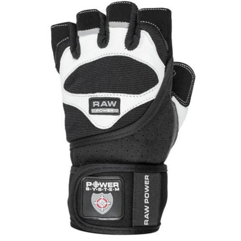 Akcesoria Power System Rękawiczki RAW White Black
