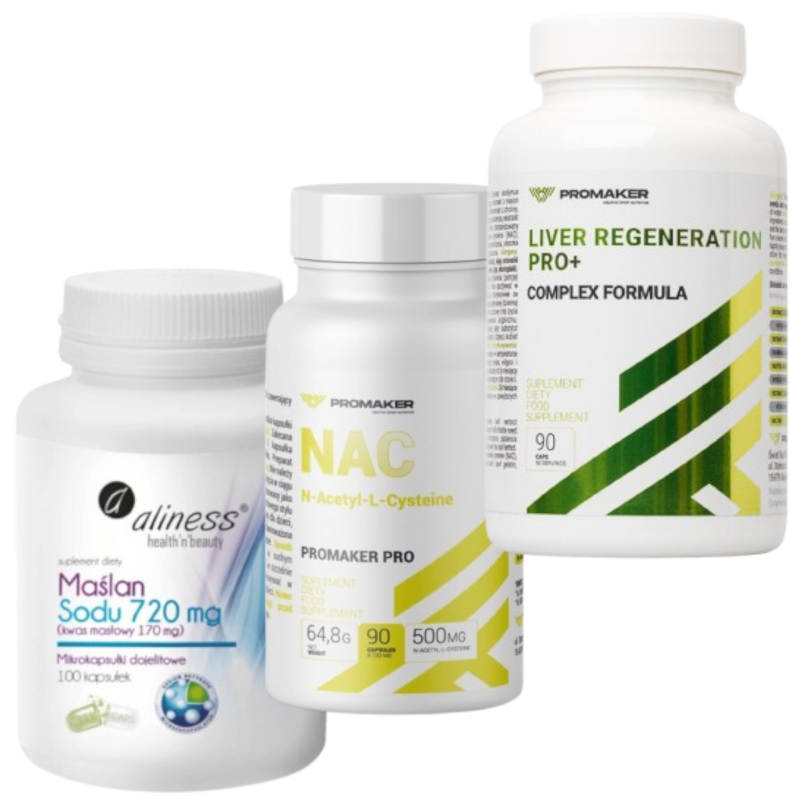 Zestaw Promaker MAŚLAN SODU + DETOX WĄTROBA
