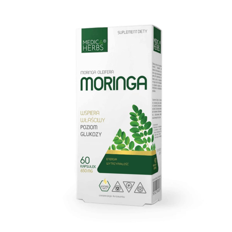 Równowaga Cukru Medica Herbs Moringa 60kaps