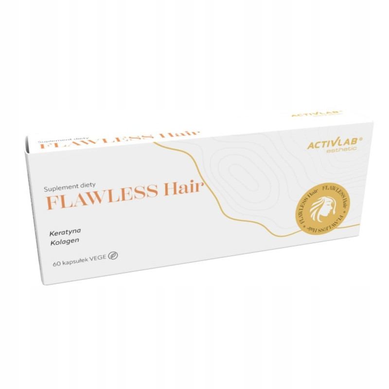 Wsparcie Włosów, Skóry, Paznokci Kompleks Activlab Anti-Aging Flawless Hair 60kaps