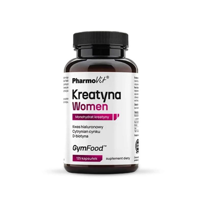 Monohydrat Kreatyny Pharmovit Kreatyna Women 125 kaps