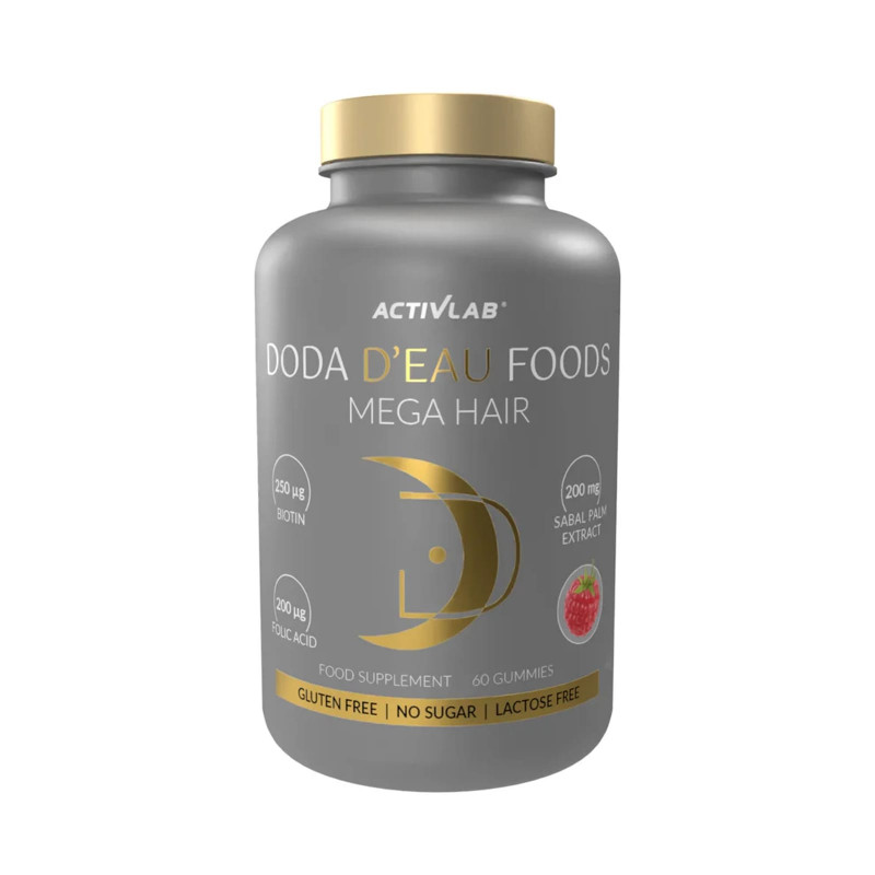 Włosy Activlab DODA FOODS Mega Hair 60 żelek