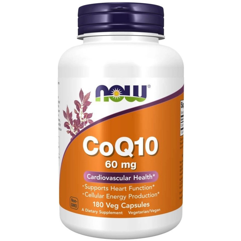Zdrowe Serce Now Foods Coq10 60mg 180vcap