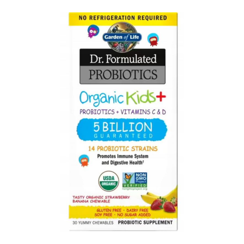 Probiotyki Garden of Life Dr. Formulated Probiotics Kids+ 30 tabletek do żucia