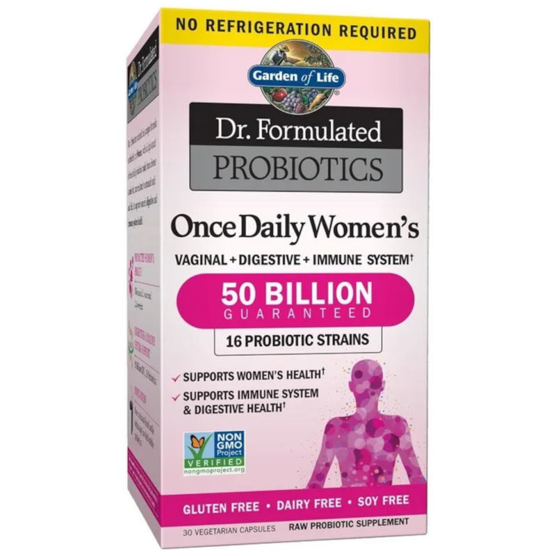 Witaminy dla Kobiet Garden of Life Dr. Formulated, Probiotyki dla Kobiet, 30 vkaps