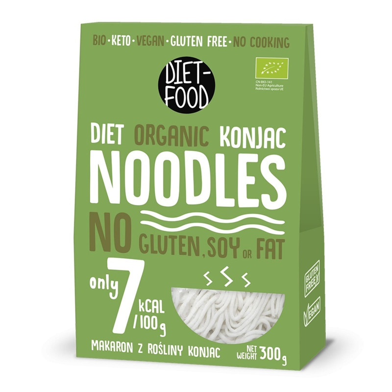 Zdrowa Żywność Diet-Food Makaron Shirataki Konjac Noodles BIO 300g