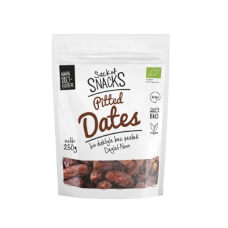 Zdrowa Żywność Diet-Food Daktyle Bez Pestek Suszone BIO 250G
