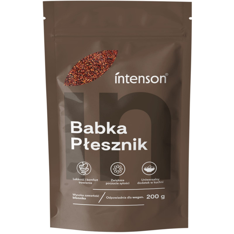 Zdrowa Żywność Babka Płesznik Intenson Babka Płesznik Nasiona 200g