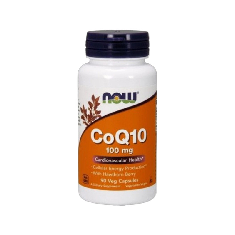 Serce i Układ Krążenia Now Foods Coq10 100mg With Hawthorn Berry 90vcaps