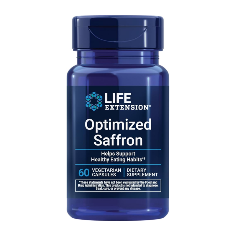 Kontrola Apetytu Life Extension Optimized Saffron 60vcaps