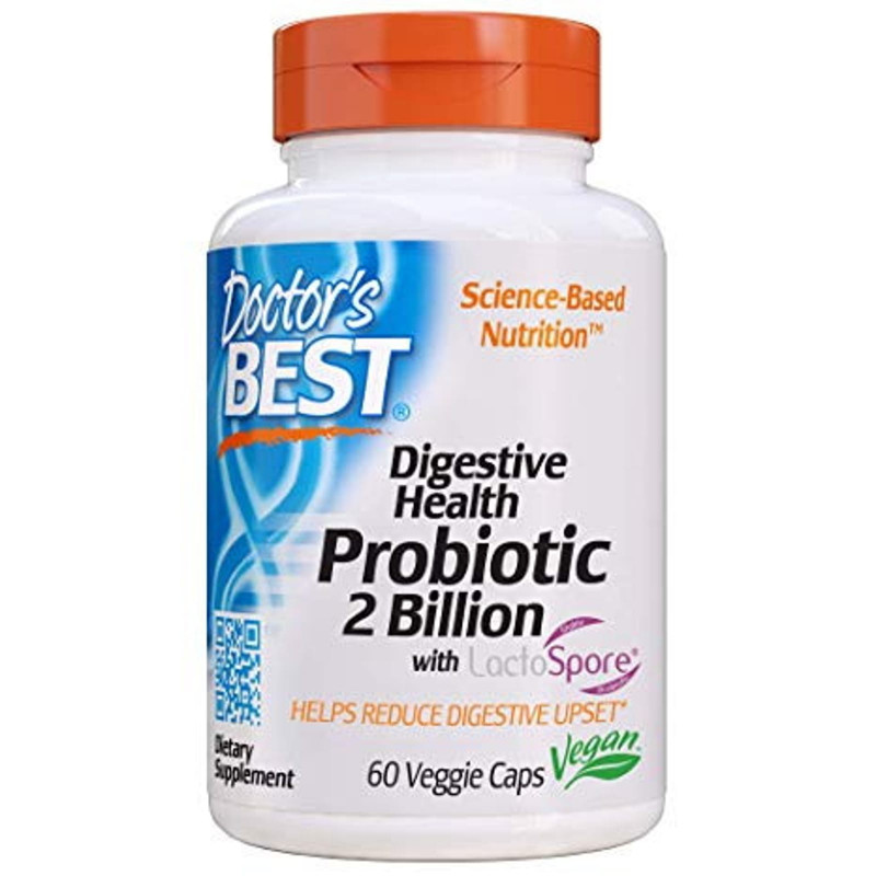 Probiotyk Doctor's Best Digestive Probiotic 2 Billion with LactoSpore 60 vege caps