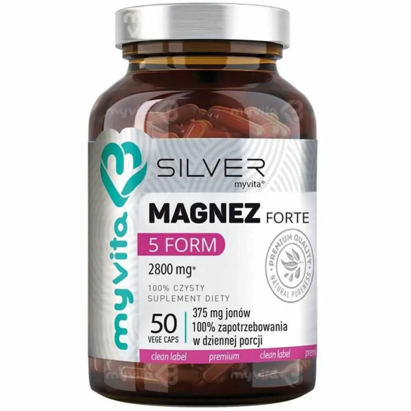 Magnez MyVita Silver Magnez 5 form Forte 50kaps