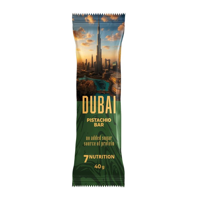 Baton Proteinowy 7Nutrition Bar Dubai 40G Pistachio