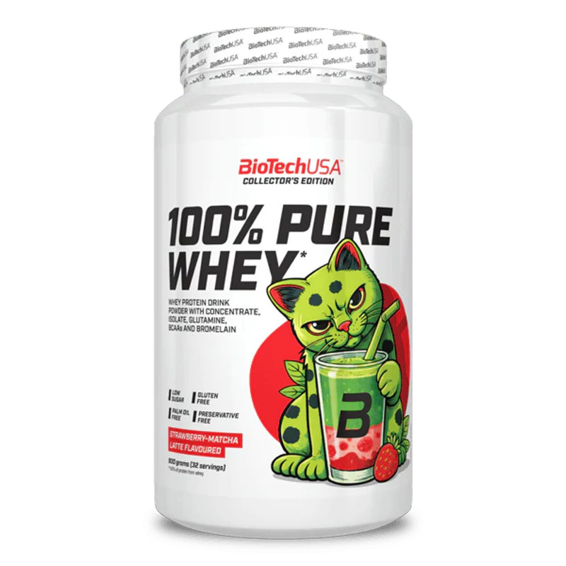 Odżywka Białkowa Koncentrat BioTechUSA Pure Whey 900g strawberry matcha latte