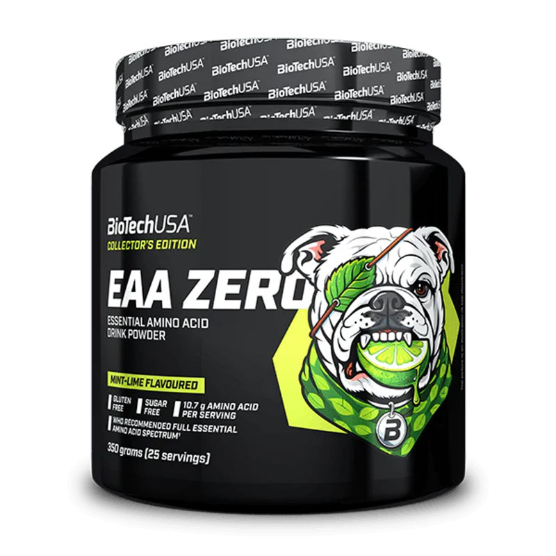 Aminokwasy BioTechUSA EAA ZERO 350g mint-lime