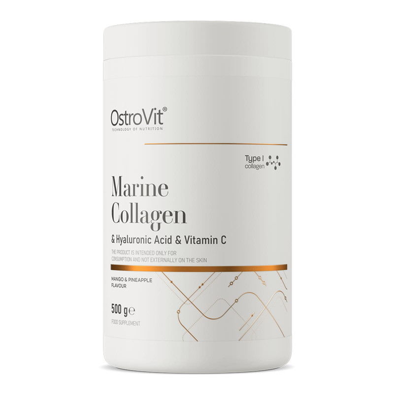 Kolagen Ostrovit Marine Collagen &Hya Vit C 500g MangoAnanas