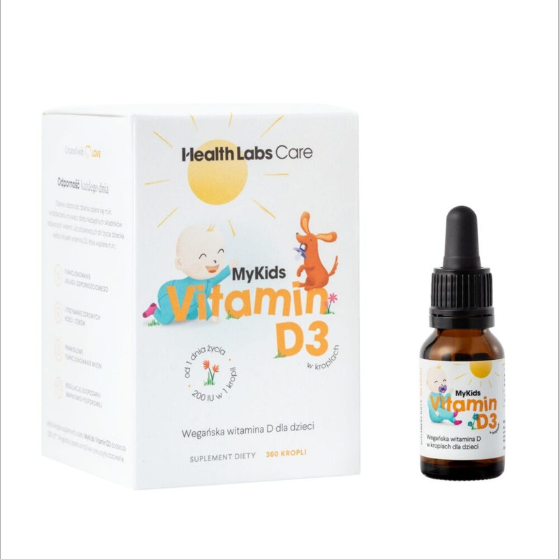 Witaminy i Minerały Health Labs Care Mykids Vitamin D3 9,7ml