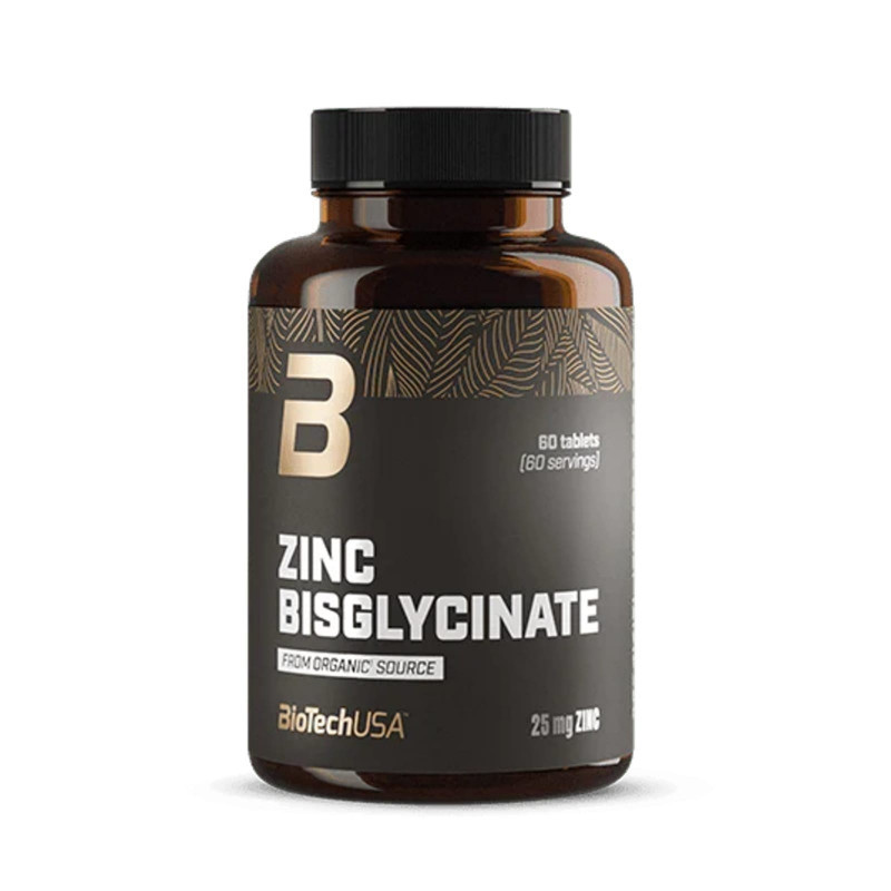 Minerały Cynk BioTechUSA bisglicynian cynku 60 tabl
