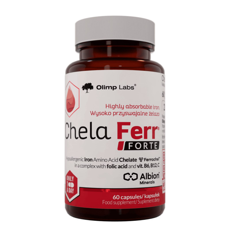 Żelazo Olimp Chela-Ferr Forte 60 kaps