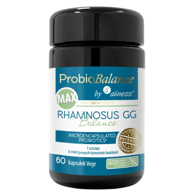 Probiotyki ProbioBALANCE MAX Rhamnosus GG Balance 5 mld x 60 vege kaps