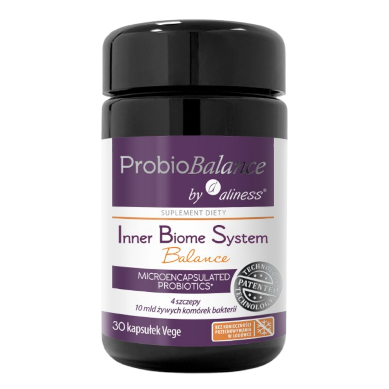 Probiotyki Aliness ProbioBalance Inner Biome System Balance 10 mld 30vkaps