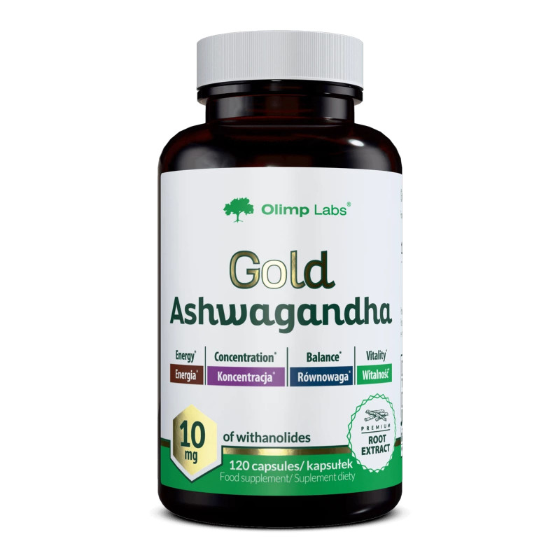 Adaptogeny Olimp Labs Gold Ashwagandha 120 kaps
