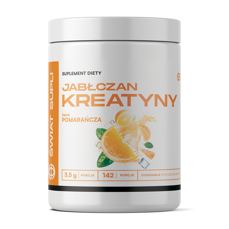 Kreatyna Świat Supli Jabłczan Kreatyny 500g