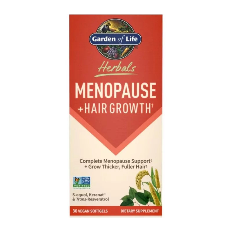 Witaminy dla Kobiet Garden of Life Herbals Menopause Hair 30vsoft