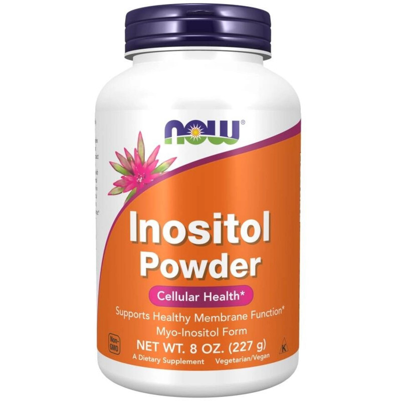 Wsparcie Mózgu Now Foods Inozytol w proszku 227g