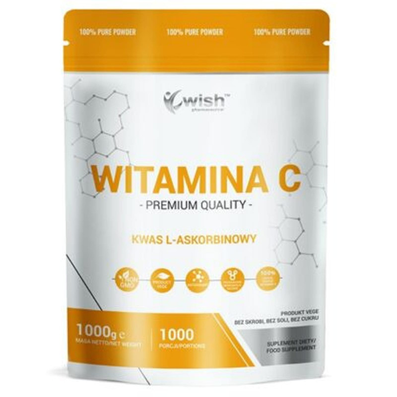 Witamina C Wish Acerola Naturalna Witamina C w Proszku 0,5kg
